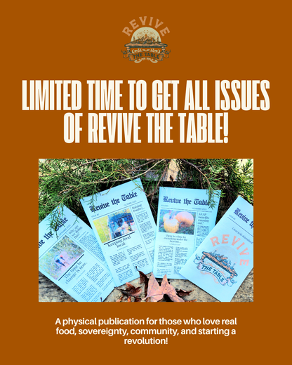 Christmas Sale for Revive the Table Journal!